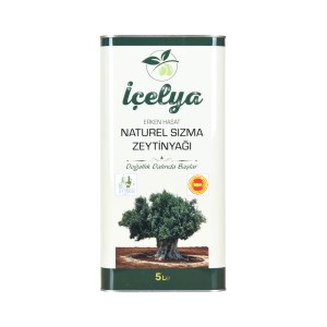 Erken Hasat Naturel Sızma Zeytinyağı 5 Lt Teneke
